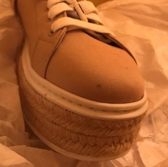 One Amputee shoe, PRADA Platform Lace-up Wedge Sneaker size 40 left foot only - Picture 8 of 8